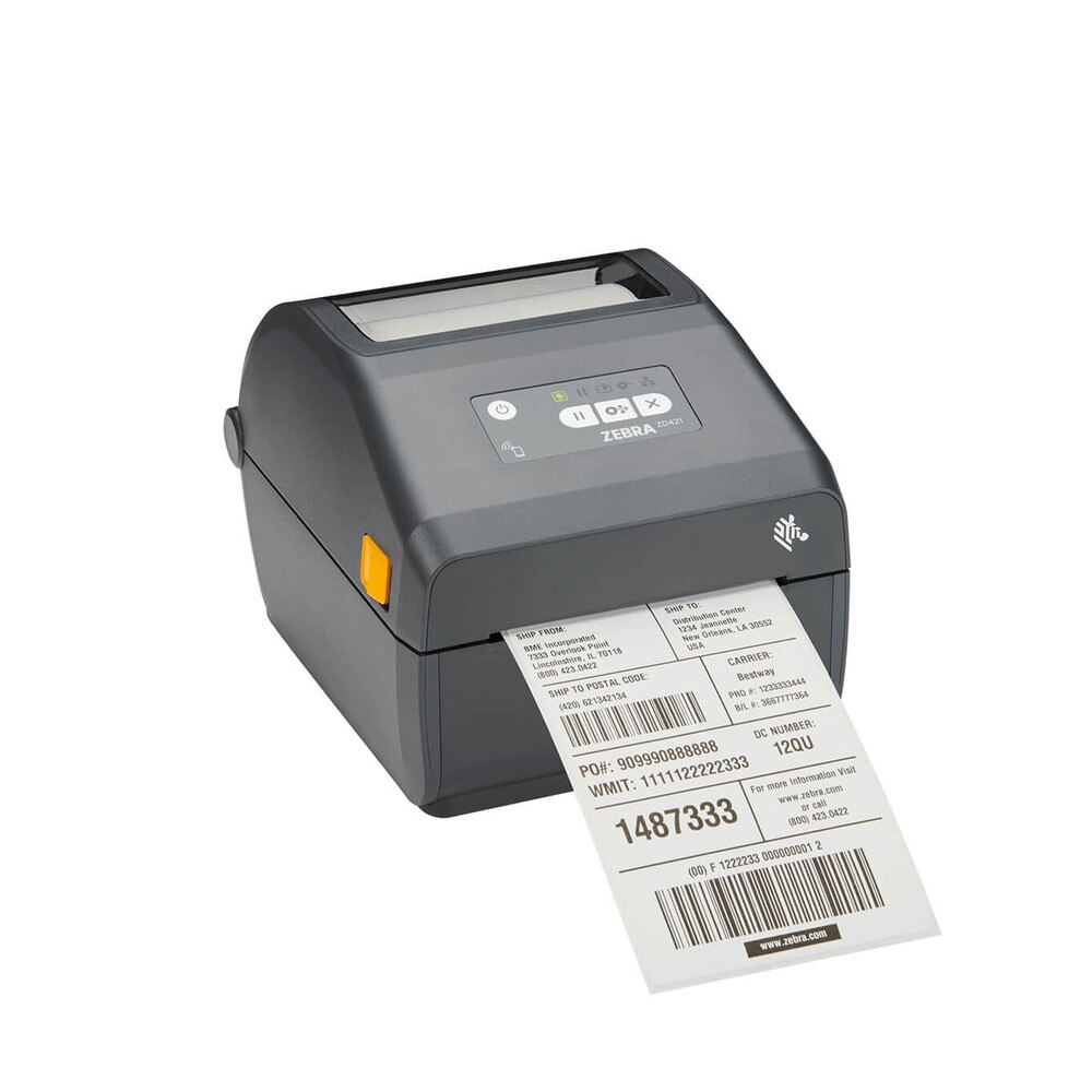 Zebra ZD421T 300dpi Thermal Transfer Desktop Barcode Label Printer (ZD4A043-30EE00EZ ZD4A043-301E00EZ) Like New 1